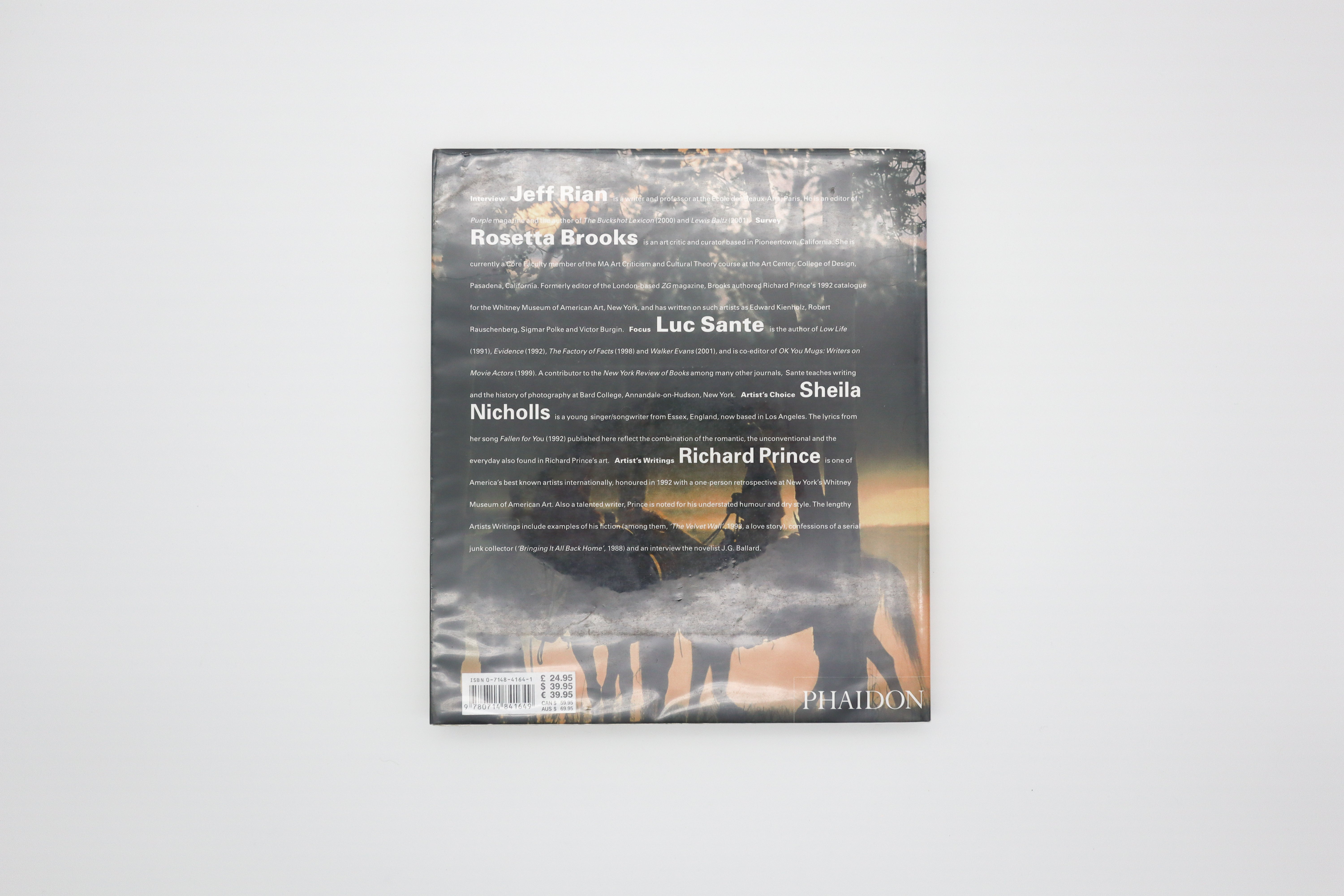 Richard Prince アートブック PHAIDON Phaidon: Richard Prince – ALLGORITHIM Store