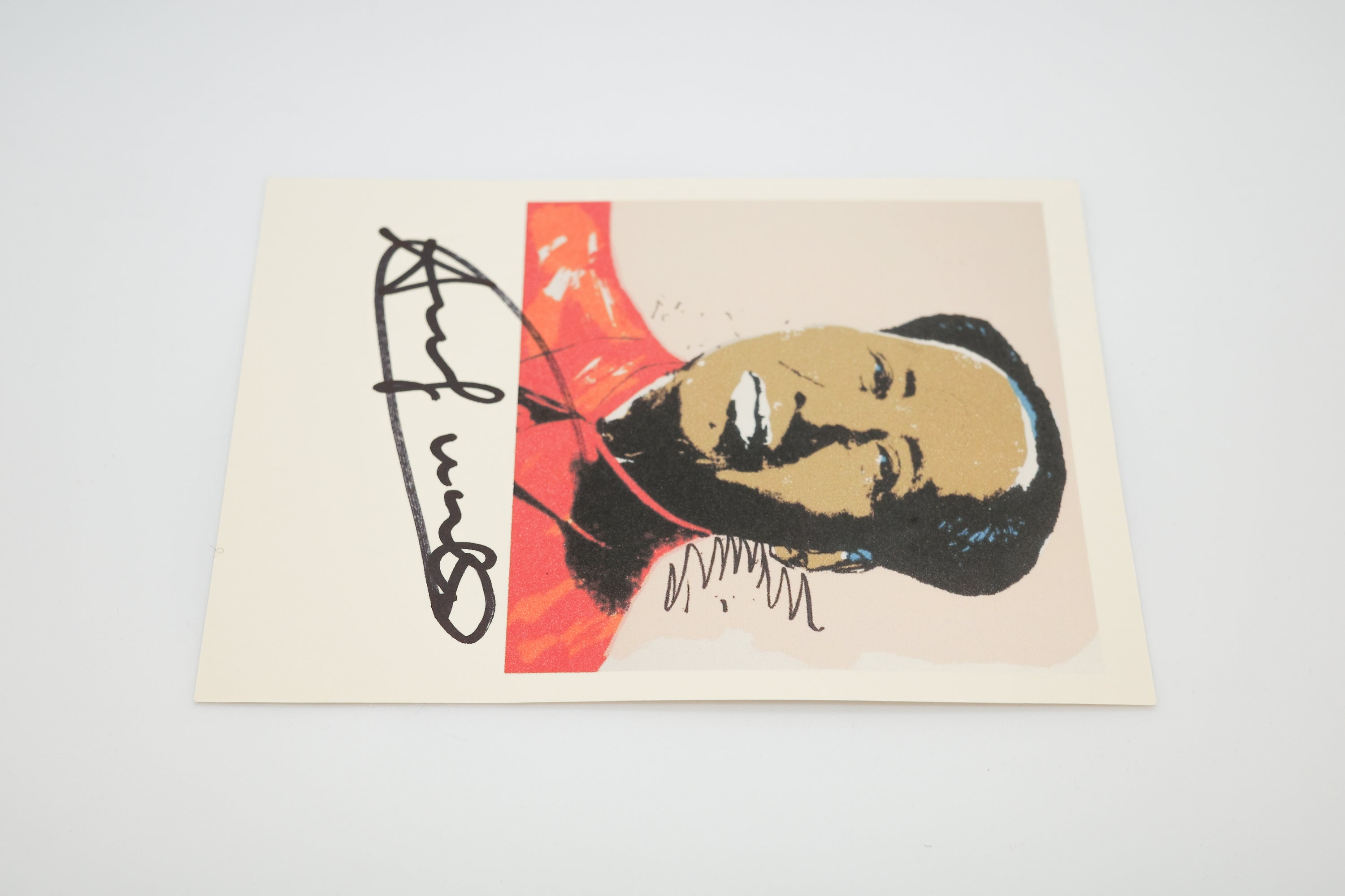Andy Warhol – Mao Postcard (Signed)