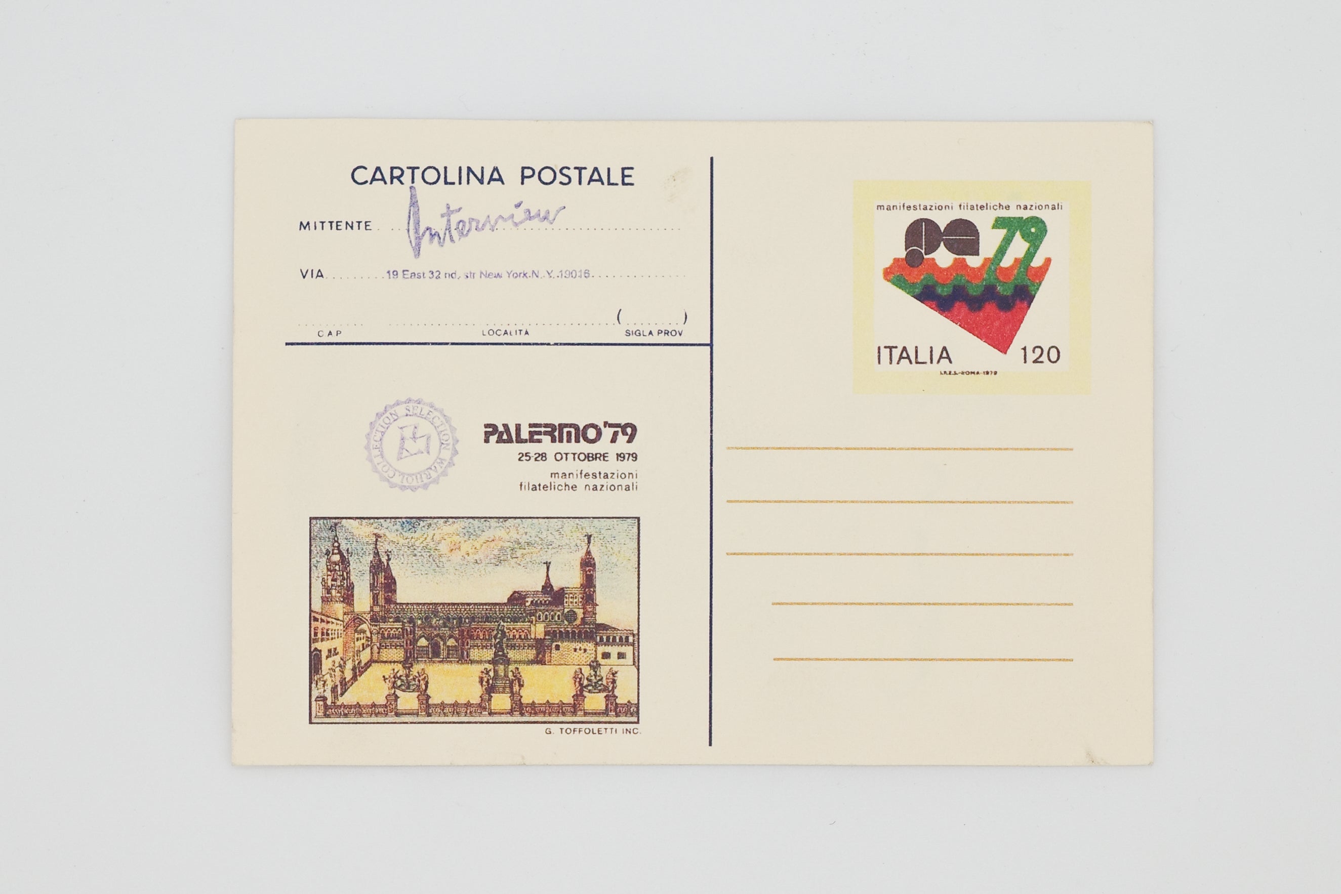 Andy Warhol – Mao Postcard (Signed)