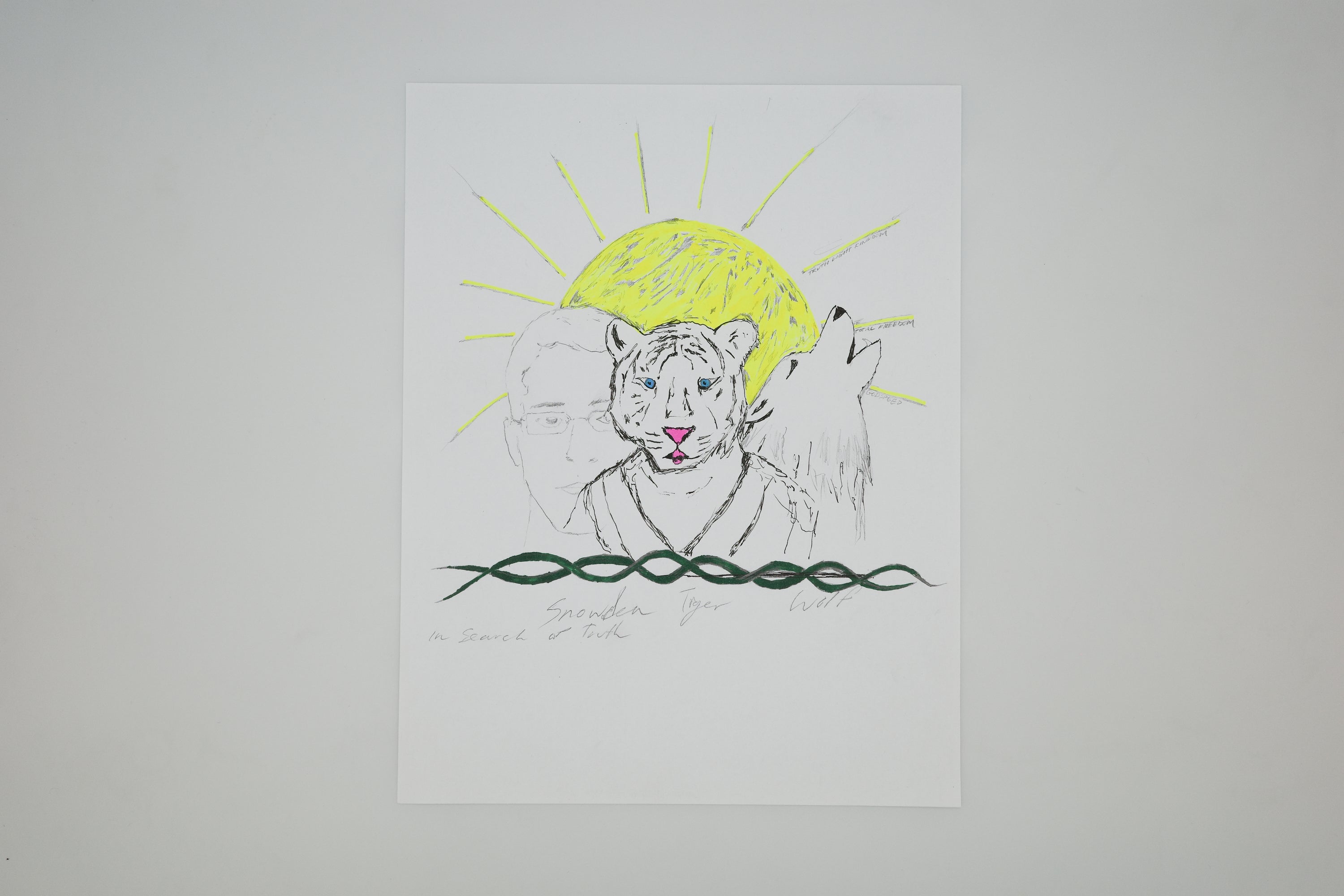Snowden, Tiger, Wolf, 2025 - Luke Haeger