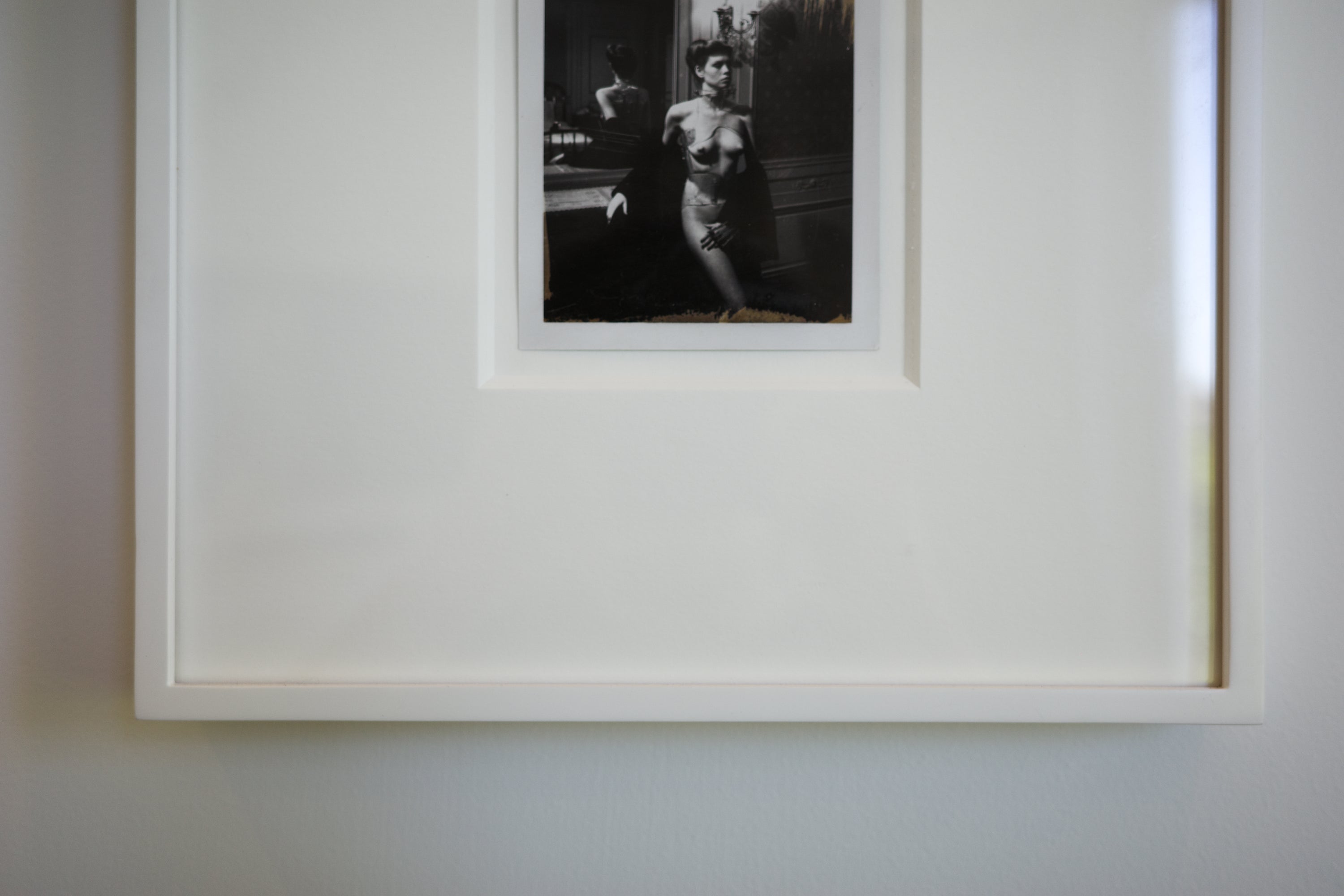 Jane Kirby, Paris, 1977 (Polaroid Print): Helmut Newton