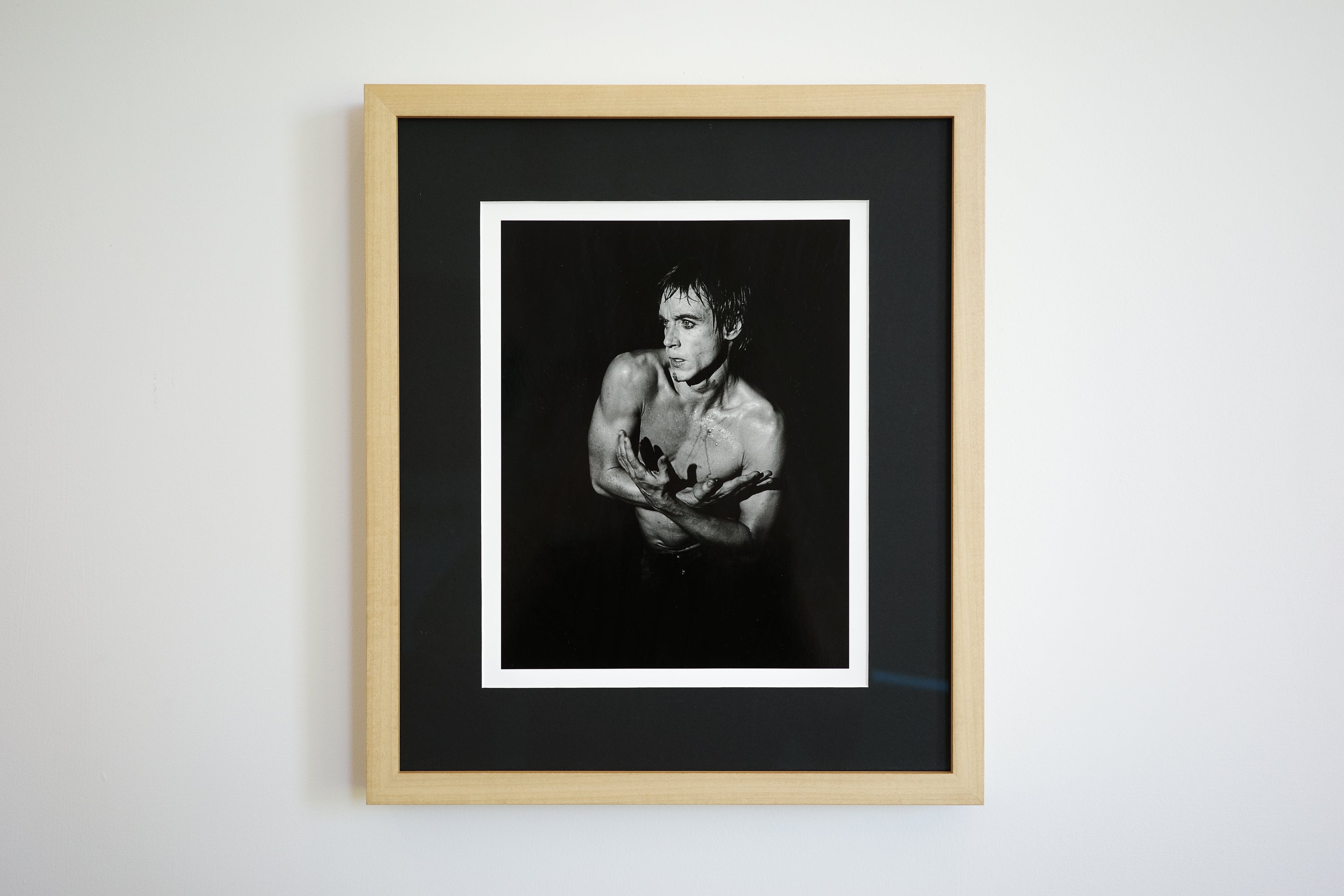 Iggy Pop – Silver Gelatin Photograph by Mats Bäcker (Framed, Signed, Edition of 400)