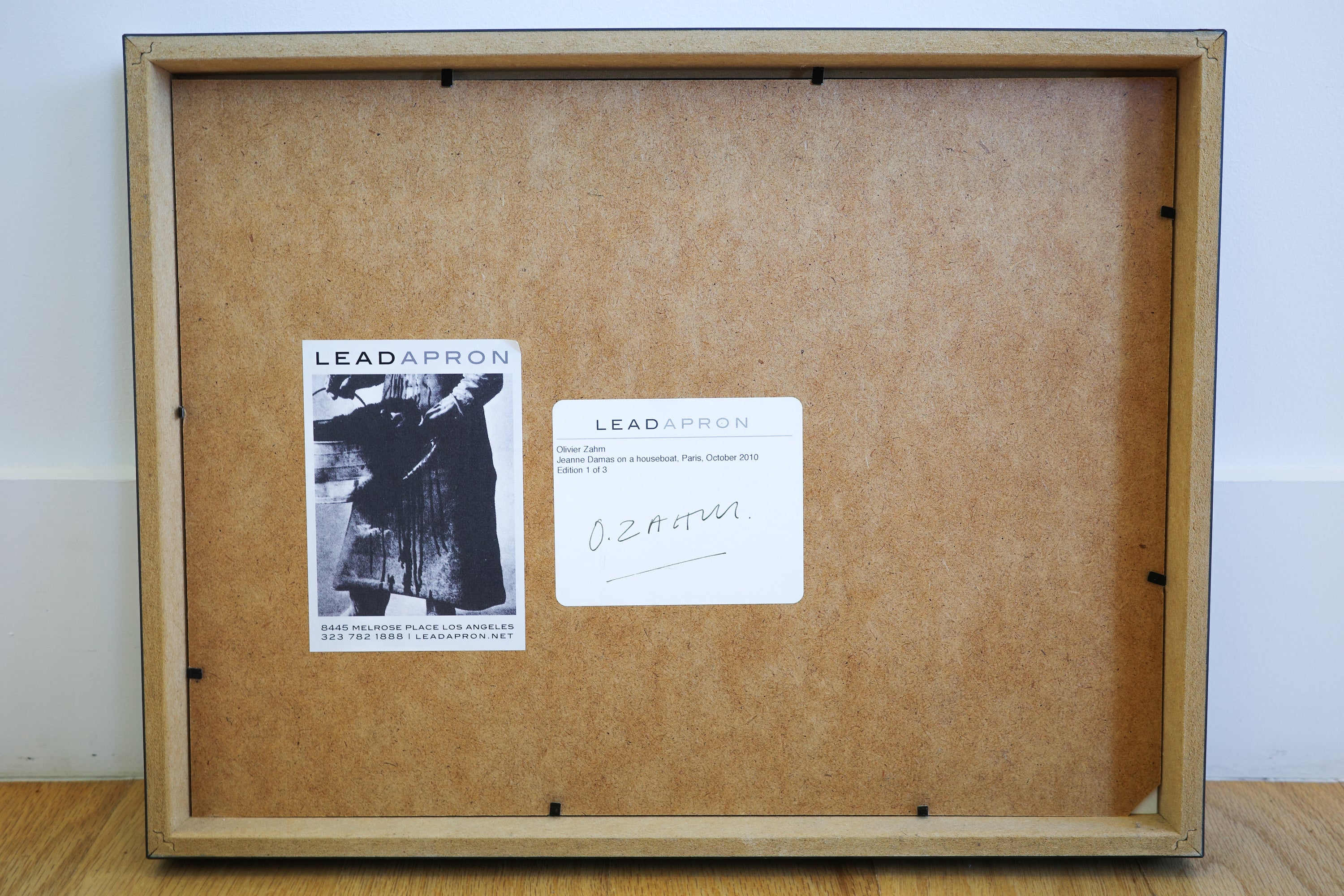 Olivier Zahm – Jeanne Damas on a Houseboat, Paris (October 2010) Edition 1 of 3