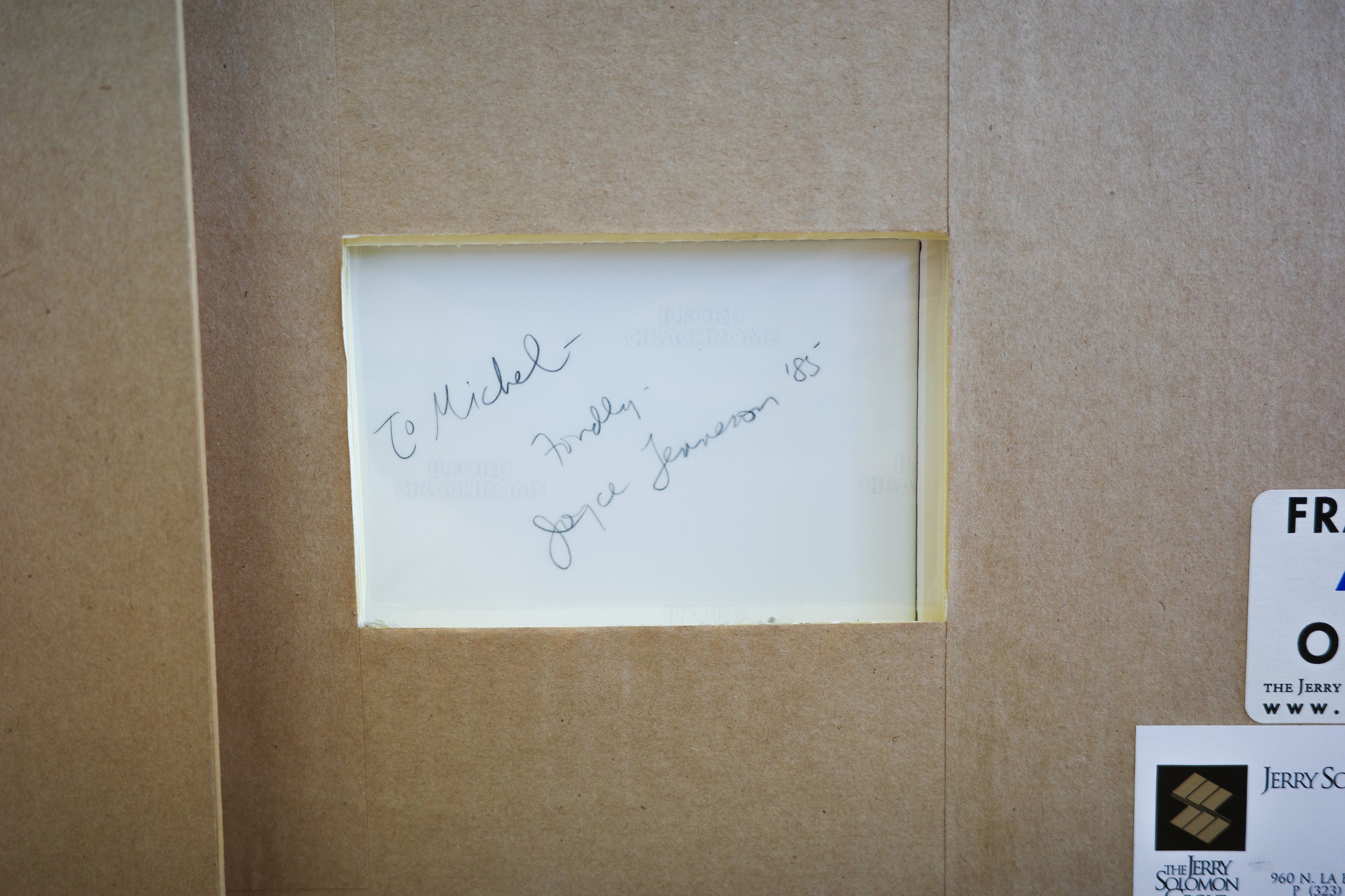 Joyce Tenneson – Untitled (To Michel), 1985