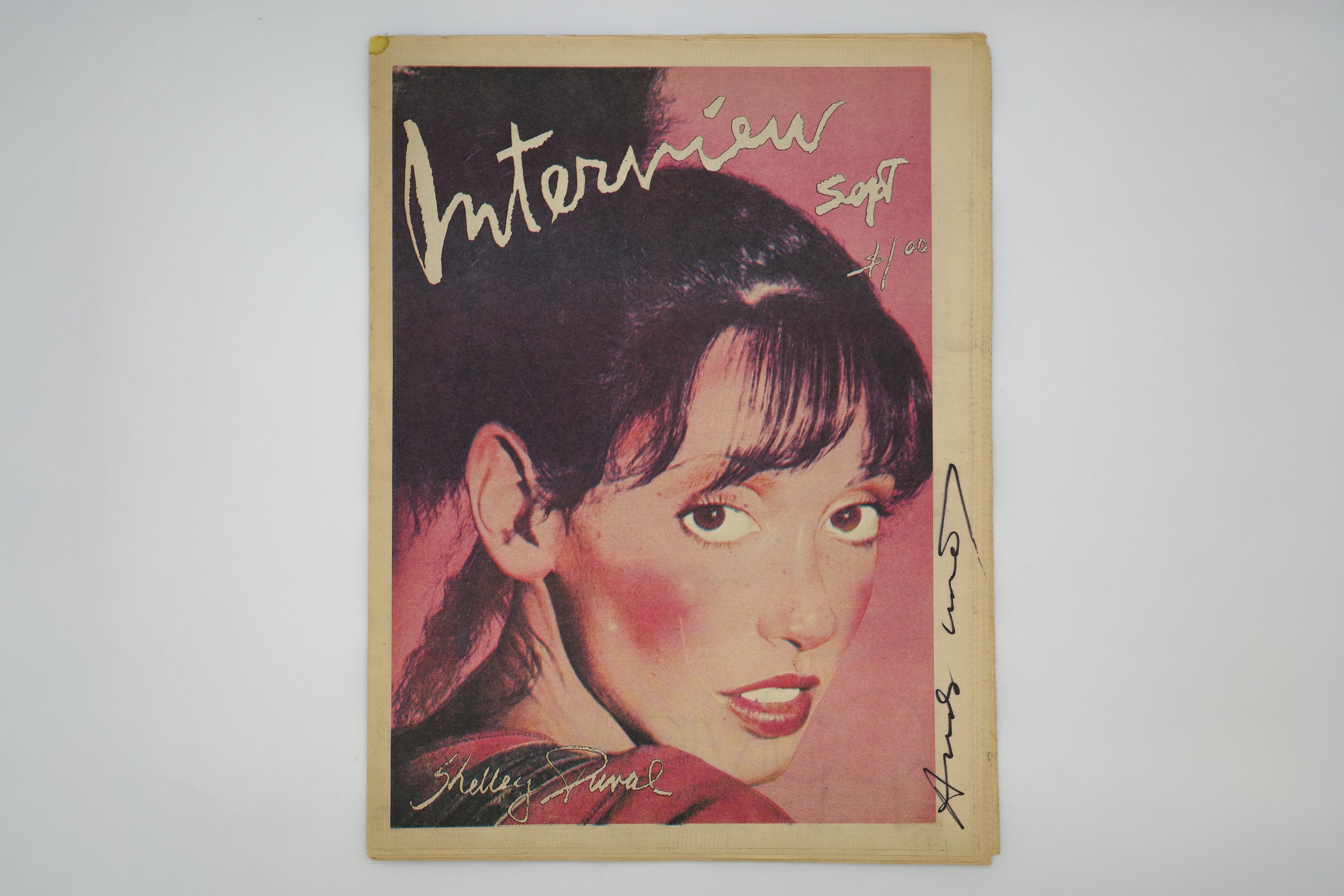 Andy Warhol – (Interview Magazine, Vol. VII #9, Signed by Warhol) 1977