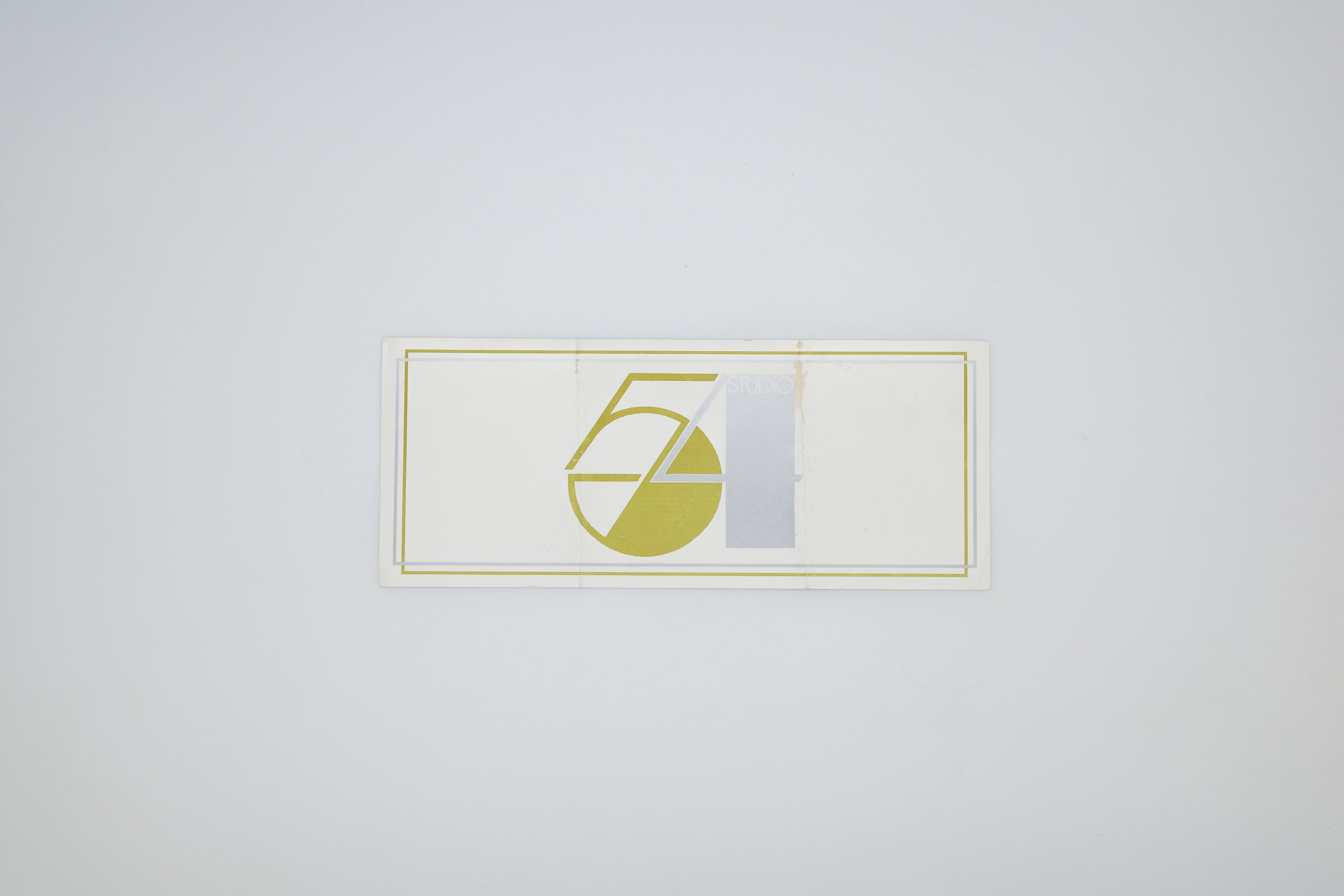 Studio 54 Preview Party Invitation — New York City, 1994