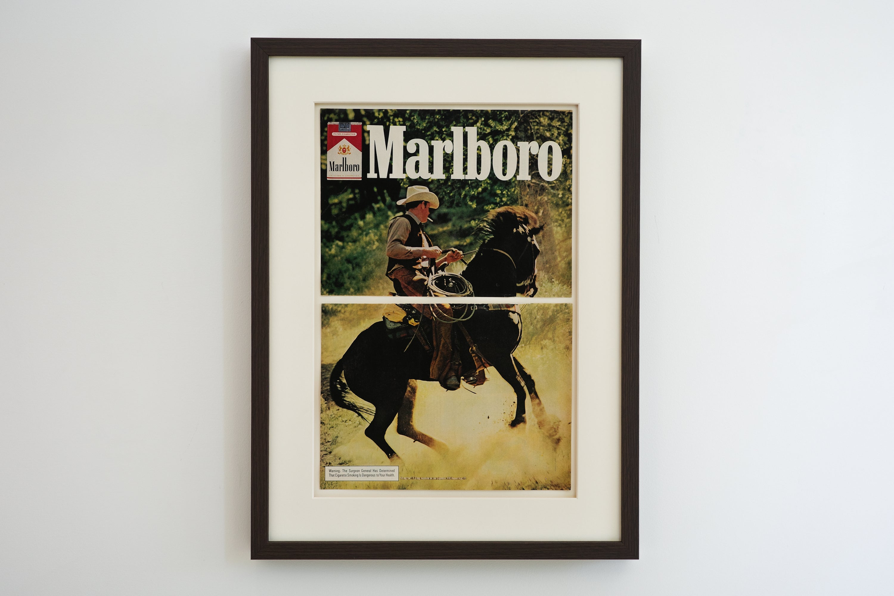 Marlboro, 1973 - Framed Advertisement